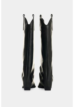 Botas En Cuero Para Mujer Senda Botas En Cuero Para Mujer Senda Negro 41 VÉLEZ