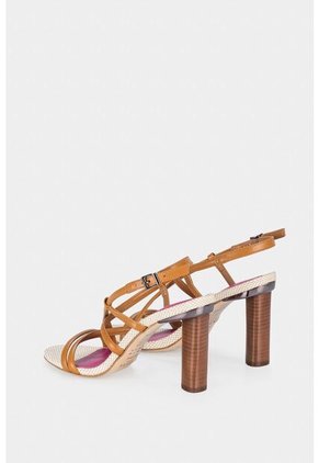 Sandalias Tacón Daca De Cuero Para Mujer Straps Sin Costuras Sandalias Tacón Daca De Cuero Para Mujer Straps Sin Costuras Miel 34 Vélez