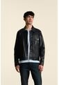 Chaqueta Trucker Paraná De Cuero Para Hombre Corte Clásico Chaqueta Trucker Paraná De Cuero Para Hombre Corte Clásico Negro M VÉLEZ de Vélez