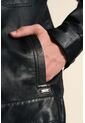 Chaqueta Trucker Paraná De Cuero Para Hombre Corte Clásico Chaqueta Trucker Paraná De Cuero Para Hombre Corte Clásico Negro M VÉLEZ de Vélez