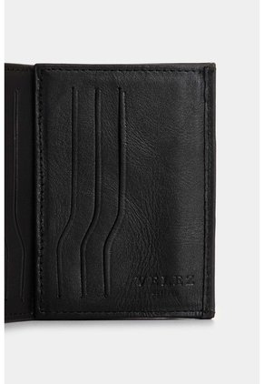 Billetera De Cuero Para Hombre Creta 2 Billetera De Cuero Para Hombre Creta 2 Negro VÉLEZ