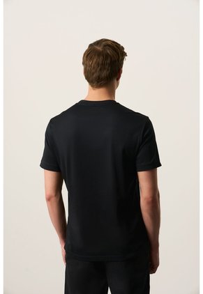 Camiseta Pacífico Manga Corta Para Hombre Semi-fitted Camiseta Pacífico Manga Corta Para Hombre Semi-fitted Negro S VÉLEZ