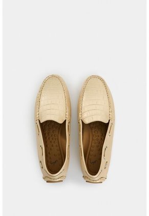 Mocasines Calcedonia 2.0 De Cuero Folia Para Mujer Cordón Mocasines Calcedonia 2.0 De Cuero Folia Para Mujer Cordón Dorado 37 VÉLEZ