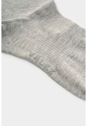 Calcetines Media Pierna Tejidos Para Hombre Detalle Acanalado Calcetines Media Pierna Tejidos Para Hombre Detalle Acanalado Gris XS VÉLEZ