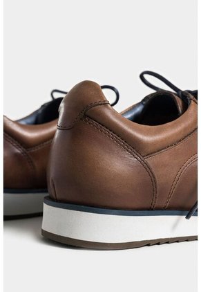 Zapatos Cordón Piero De Cuero Para Hombre Suela Con Apariencia Deportiva Zapatos Cordón Piero De Cuero Para Hombre Suela Con Apariencia Deportiva Cafe 40 VÉLEZ