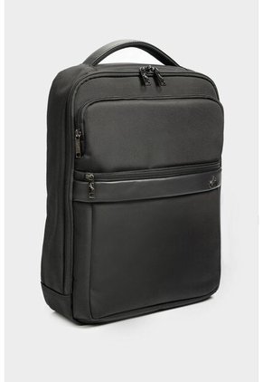 Morral Bolt De Cuero Y Lona Para Hombre Bolsillos Frontales Negro Morral Bolt De Cuero Y Lona Para Hombre Bolsillos Frontales Negro VÉLEZ