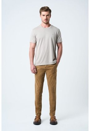 Camiseta Micropima Arizona Para Hombre Semi Ajustada Camiseta Micropima Arizona Para Hombre Semi Ajustada Tabaco L VÉLEZ