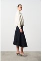 Chaqueta Cropped Para Mujer Surco Chaqueta Cropped Para Mujer Surco Crema XS VÉLEZ de Vélez