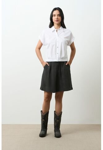 Camisa Holgada Para Mujer Sombra Camisa Holgada Para Mujer Sombra Blanco L VÉLEZ Vélez