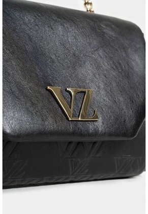 Bowling Lili 2.0 De Cuero Para Mujer Cadena Metálica Bowling Lili 2.0 De Cuero Para Mujer Cadena Metálica Negro Vélez