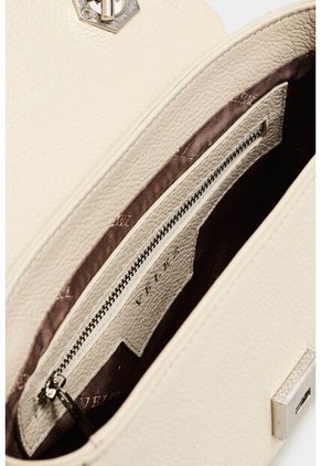 Manos Libres Mini Lili De Cuero Para Mujer Con Cadena Manos Libres Mini Lili De Cuero Para Mujer Con Cadena Blanco VÉLEZ