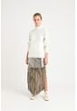 Sweater Rock En Tejido Rectilíneo Para Mujer Efecto Metalizado Sweater Rock En Tejido Rectilíneo Para Mujer Efecto Metalizado Crema S VÉLEZ de Vélez