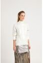 Sweater Rock En Tejido Rectilíneo Para Mujer Efecto Metalizado Sweater Rock En Tejido Rectilíneo Para Mujer Efecto Metalizado Crema S VÉLEZ de Vélez