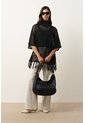 Poncho Lyra Tejido Para Mujer Flecos Poncho Lyra Tejido Para Mujer Flecos Negro Perlado S VÉLEZ de Vélez