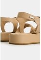 Sandalia Plataforma De Cuero Para Mujer Eos Sandalia Plataforma De Cuero Para Mujer Eos Arena 38 VÉLEZ de Vélez