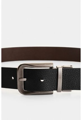 Cinturón Doble Faz Ravello De Cuero Para Hombre Hexagonal Cinturón Doble Faz Ravello De Cuero Para Hombre Hexagonal Combinado 34 VÉLEZ