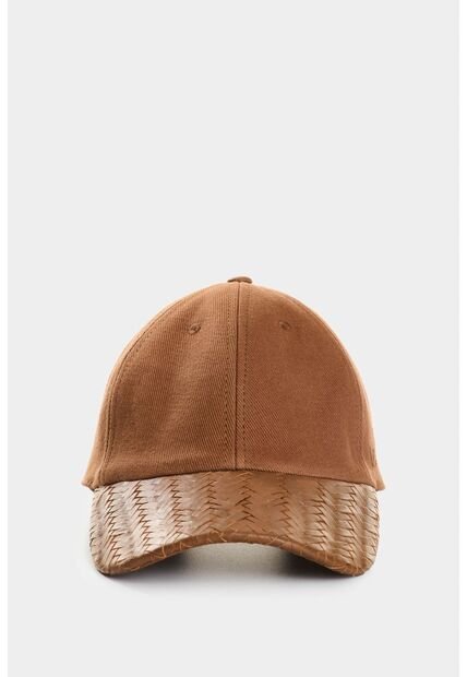 Gorra 6 Paneles En Dril Y Cuero Para Hombre Circe Gorra 6 Paneles En Dril Y Cuero Para Hombre Circe Miel M VÉLEZ