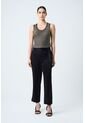 Pantalón Casiopea En Tejido Plano Para Mujer Efecto Brillo Pantalón Casiopea En Tejido Plano Para Mujer Efecto Brillo Negro 12 VÉLEZ de Vélez