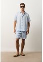 Camisa En Lino Manga Corta Siena Para Hombre Camisa En Lino Manga Corta Siena Para Hombre Azul Claro XL VÉLEZ de Vélez