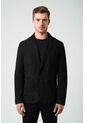 Blazer Niger De Gamuza Para Hombre Fit Semi Ajustado Blazer Niger De Gamuza Para Hombre Fit Semi Ajustado Negro XL VÉLEZ de Vélez