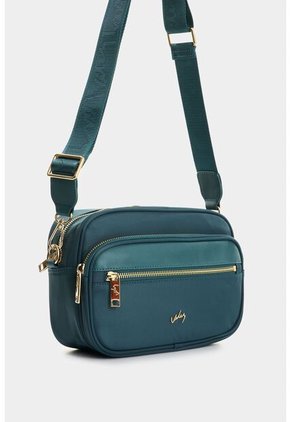 Manos Libres En Lona Y Cuero Para Mujer Camelia Manos Libres En Lona Y Cuero Para Mujer Camelia Agua Marina VÉLEZ