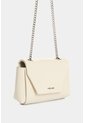 Manos Libres Mini Lili De Cuero Para Mujer Con Cadena Manos Libres Mini Lili De Cuero Para Mujer Con Cadena Blanco VÉLEZ de Vélez