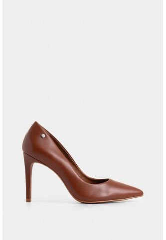 Tacones Cerrados De Cuero Liso Tacones Cerrados De Cuero Liso Miel 36 VÉLEZ Vélez