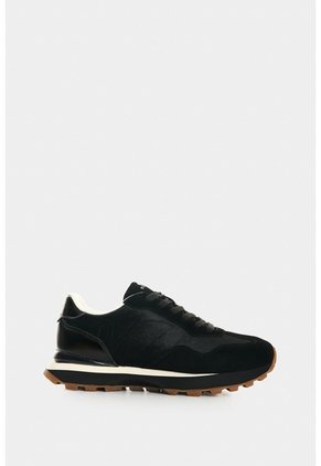 Tenis En Cuero Pelo Y Folia Para Mujer Sahara Tenis En Cuero Pelo Y Folia Para Mujer Sahara Negro 36 VÉLEZ