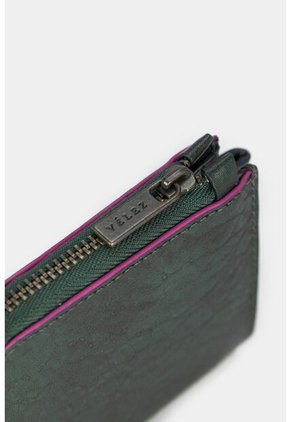 Monedero Sintra De Cuero Para Mujer Cierre Con Cremallera Monedero Sintra De Cuero Para Mujer Cierre Con Cremallera Verde Vélez