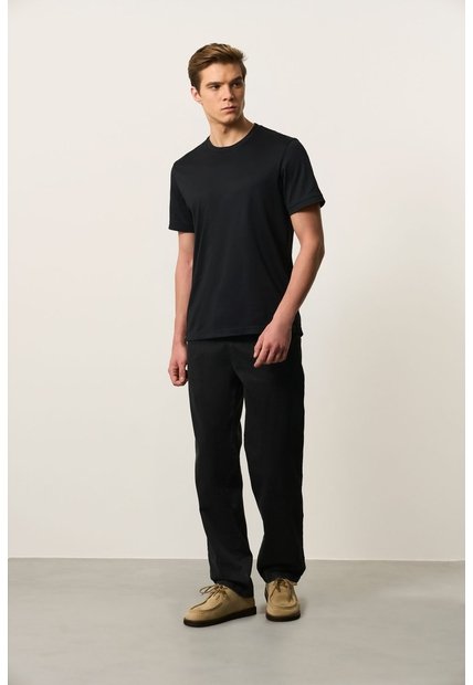 Camiseta Pacífico Manga Corta Para Hombre Semi-fitted Camiseta Pacífico Manga Corta Para Hombre Semi-fitted Negro XXL VÉLEZ