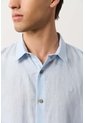 Camisa En Lino Manga Corta Siena Para Hombre Camisa En Lino Manga Corta Siena Para Hombre Azul Claro XL VÉLEZ de Vélez