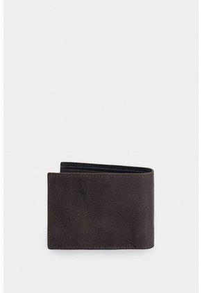 Billetera Stitch De Cuero Costuras Decorativas Cafe Billetera Stitch De Cuero Costuras Decorativas Cafe VÉLEZ