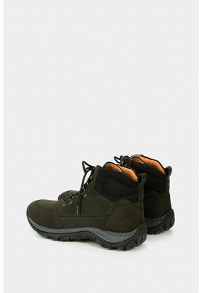 Botas Zimbawe Outdoor De Cuero Rústico Para Hombre Combinadas Botas Zimbawe Outdoor De Cuero Rústico Para Hombre Combinadas Verde 41 VÉLEZ