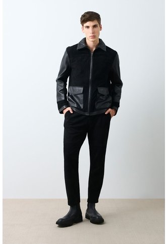 Chaqueta De Cuero Para Hombre Nila 2 Chaqueta De Cuero Para Hombre Nila 2 Negro M VÉLEZ Vélez