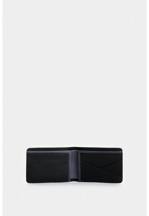 Billetera Oasis De Cuero Para Hombre Detalle Contraste Billetera Oasis De Cuero Para Hombre Detalle Contraste Negro VÉLEZ