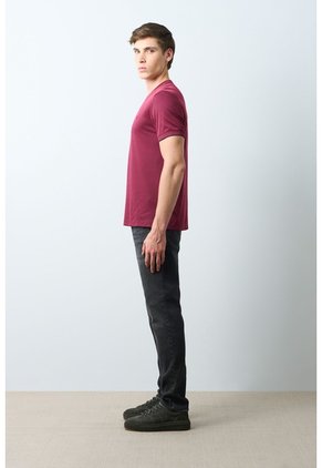 Camiseta Micropima Arizona Para Hombre Semi Ajustada Camiseta Micropima Arizona Para Hombre Semi Ajustada Vinotinto M VÉLEZ