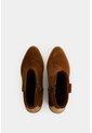 Botines Texanos De Cuero Gamuzado Para Mujer Sahara Botines Texanos De Cuero Gamuzado Para Mujer Sahara Miel 41 VÉLEZ de Vélez