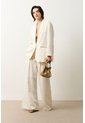 Pantalón Loa Palazzo Tiro Alto Para Mujer Pantalón Loa Palazzo Tiro Alto Para Mujer Crema 10 VÉLEZ de Vélez