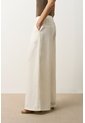 Pantalón Loa Palazzo Tiro Alto Para Mujer Pantalón Loa Palazzo Tiro Alto Para Mujer Crema 10 VÉLEZ de Vélez