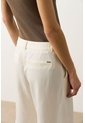 Pantalón Loa Palazzo Tiro Alto Para Mujer Pantalón Loa Palazzo Tiro Alto Para Mujer Crema 10 VÉLEZ de Vélez
