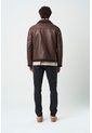 Chaqueta Atrani De Cuero Para Hombre Semi Ajustada Chaqueta Atrani De Cuero Para Hombre Semi Ajustada Cafe XXL VÉLEZ de Vélez