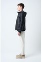 Chaqueta Belmont De Cuero Para Hombre Capucha Y Pechera Chaqueta Belmont De Cuero Para Hombre Capucha Y Pechera Negro XL VÉLEZ de Vélez