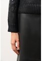 Sweater Tejido De Cuello Alto Para Mujer Nacarina Sweater Tejido De Cuello Alto Para Mujer Nacarina Negro XL VÉLEZ de Vélez
