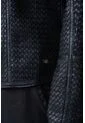 Chaqueta De Cuero Tejido Para Mujer Woven Chaqueta De Cuero Tejido Para Mujer Woven Negro XXL VÉLEZ de Vélez