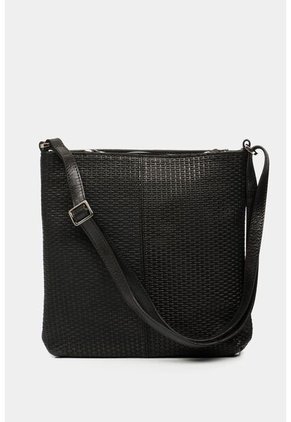 Manos Libres Basic De Cuero Para Mujer Grabado Placa Tejido Manos Libres Basic De Cuero Para Mujer Grabado Placa Tejido Negro VÉLEZ