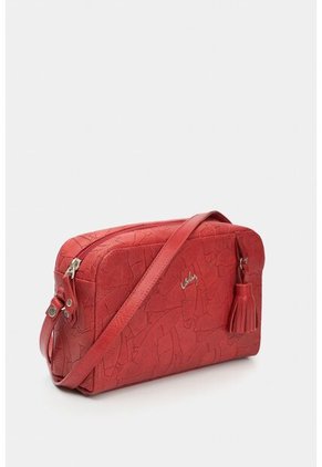 Manos Libres Verona De Cuero Para Mujer Grabado Placa Palmera Manos Libres Verona De Cuero Para Mujer Grabado Placa Palmera Rojo VÉLEZ