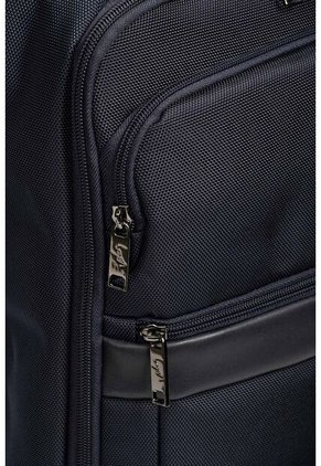 Morral Bolt De Cuero Y Lona Para Hombre Bolsillos Frontales Azul Oscuro Morral Bolt De Cuero Y Lona Para Hombre Bolsillos Frontales Azul Oscuro VÉLEZ