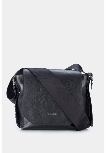 Manos Libres Júpiter De Cuero Para Mujer Detalle Tejido Manos Libres Júpiter De Cuero Para Mujer Detalle Tejido Negro Vélez