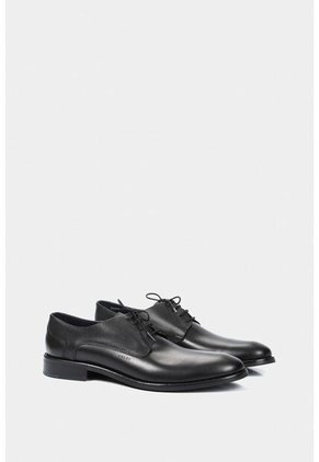 Zapatos Cordón Formal Humanista De Cuero Para Hombre Liso Negro Zapatos Cordón Formal Humanista De Cuero Para Hombre Liso Negro 41 VÉLEZ