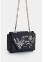 Manos Libres Mini Lili En Denim Y Cuero Para Mujer Bordado Manos Libres Mini Lili En Denim Y Cuero Para Mujer Bordado Azul Oscuro VÉLEZ de Vélez